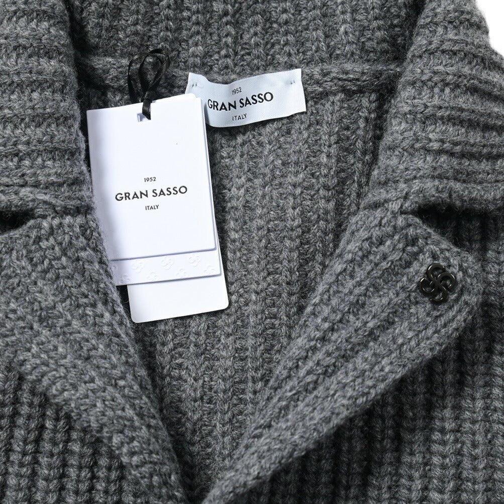 SALE|GRAN SASSO ヴァージンウール100% 3Bシングルニットジャケット / SLOWEAR|399528 - A - 48|GUARDAROBA MILANO OFFICIAL STORE