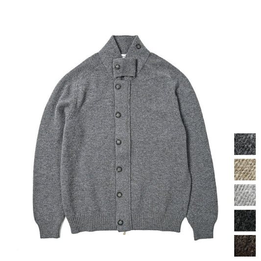 SALE|GRAN SASSO ヴァージンウール100% ミドルゲージニットスタンドカラーカーディガン / SLOWEAR|399606 - A - 46|GUARDAROBA MILANO OFFICIAL STORE