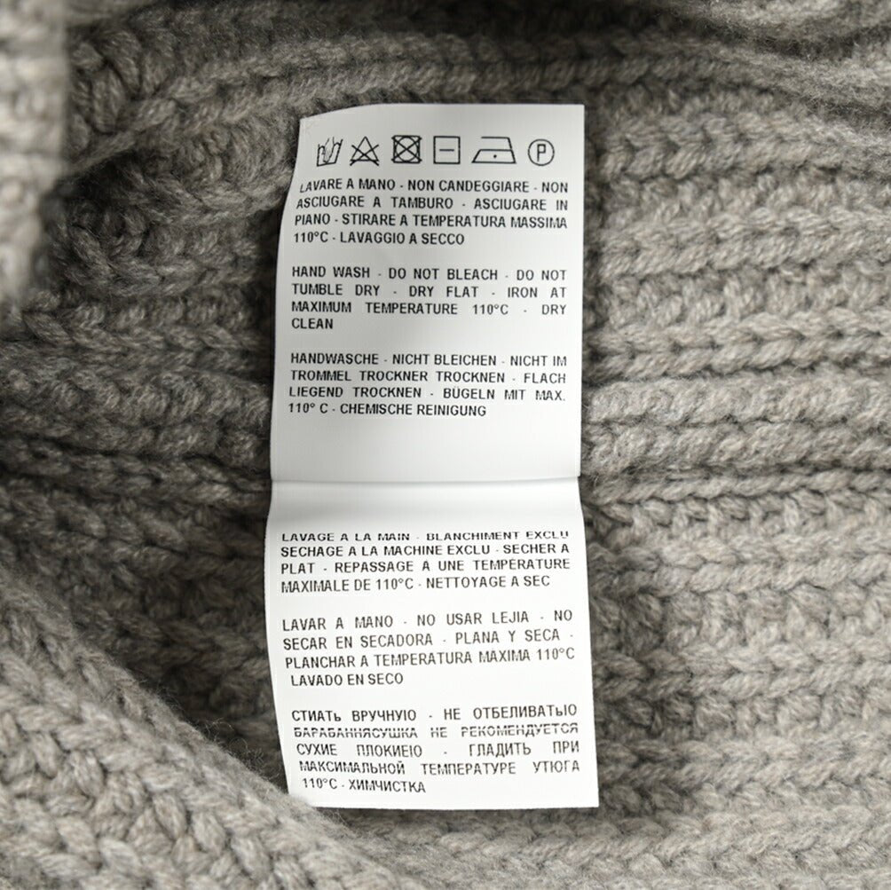 SALE|GRAN SASSO ヴァージンウールカシミヤ ローゲージニットハイネックカーディガン / SLOWEAR|399625 - A - 46|GUARDAROBA MILANO OFFICIAL STORE