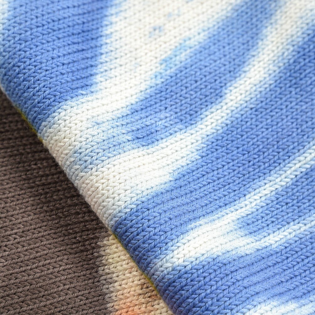 OFF - WHITE MAIN LABEL SEASONAL コットンポリエステル タイダイニットセーター|385097 - S|GUARDAROBA MILANO OFFICIAL STORE