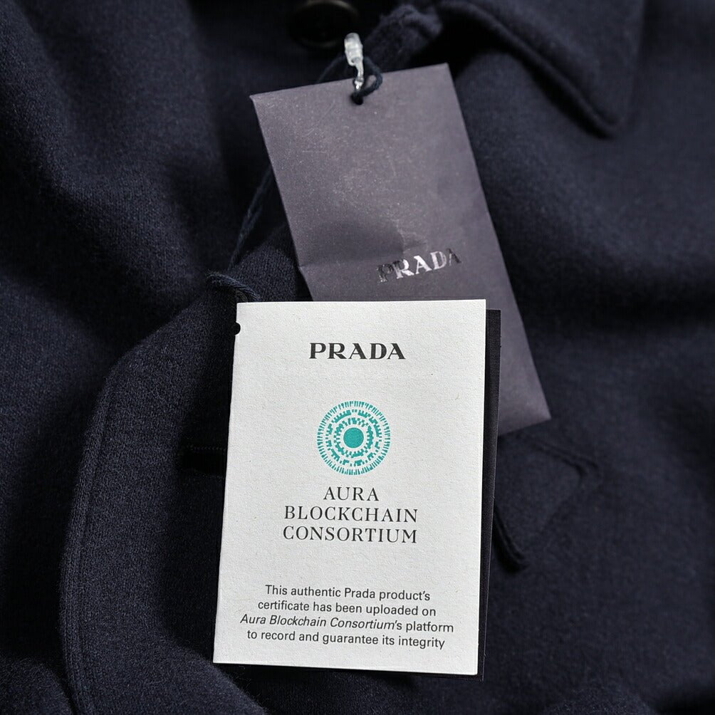 PRADA カシミヤウール トライアングルロゴジャケット|383495 - 46|GUARDAROBA MILANO OFFICIAL STORE