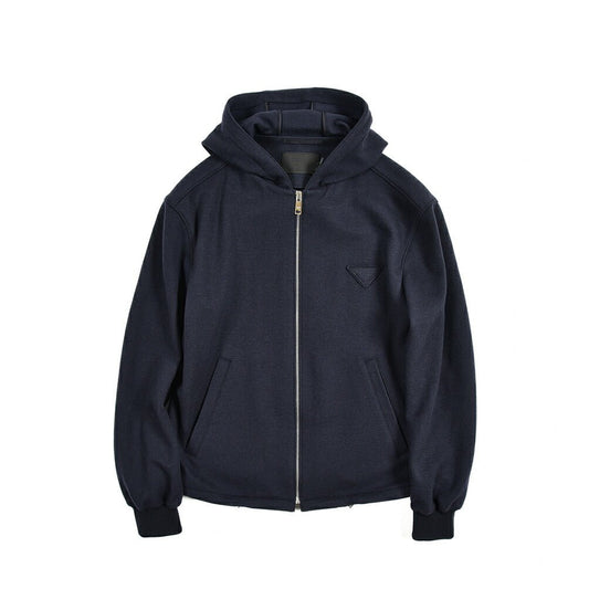 PRADA カシミヤウール トライアングルロゴフーディー|384554 - 46|GUARDAROBA MILANO OFFICIAL STORE