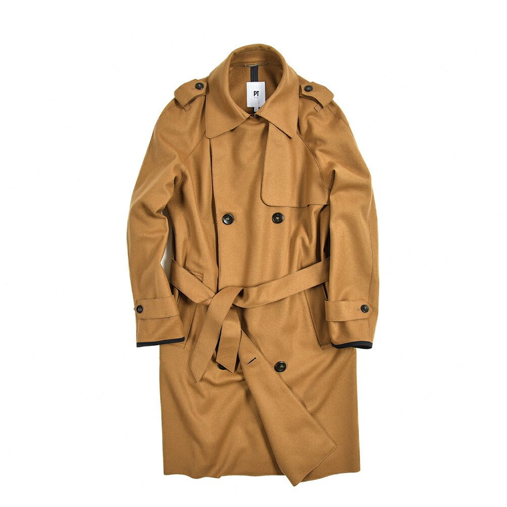 SALE|PT TORINO ウールナイロン ロングトレンチコート / PT01|384629 - 46|GUARDAROBA MILANO OFFICIAL STORE