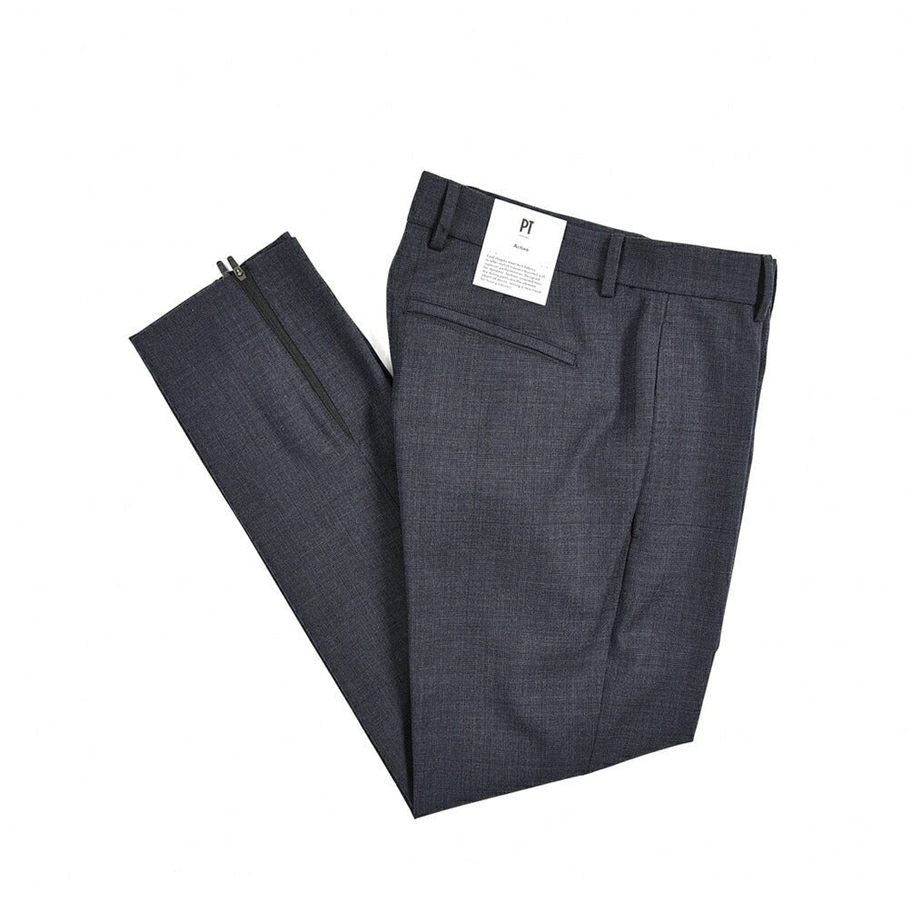 SALE|PT TORINO ACTIVE EPSILON 高機能ストレッチウール 裾ジップジョガースラックス / PT01|385460 - 54|GUARDAROBA MILANO OFFICIAL STORE