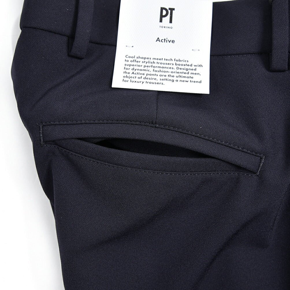 SALE|PT TORINO ACTIVE EPSILON ストレッチナイロン ノータックスラックス(反射板) / PT01|382277 - A - 44|GUARDAROBA MILANO OFFICIAL STORE