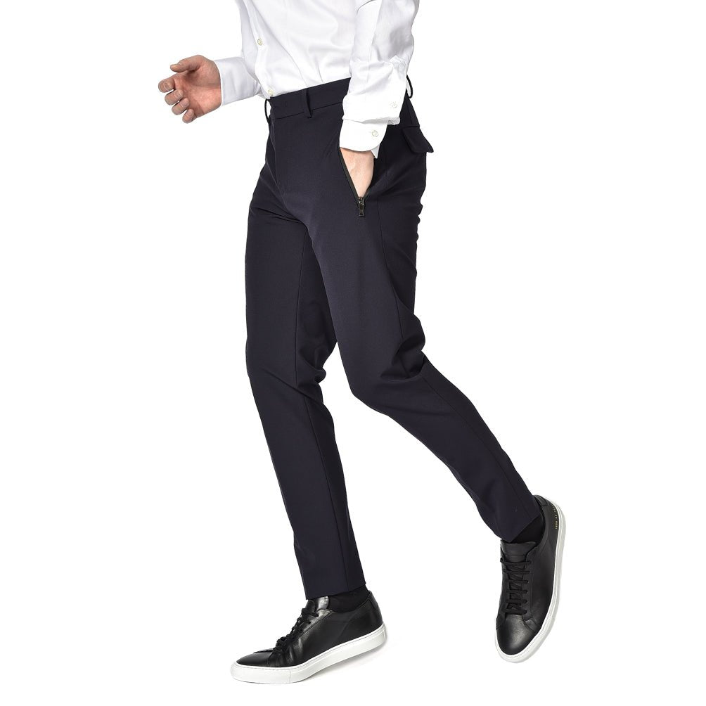 SALE|PT TORINO ACTIVE LAMDA ストレッチナイロンノータックスラックス / PT01|384711 - A - 44|GUARDAROBA MILANO OFFICIAL STORE