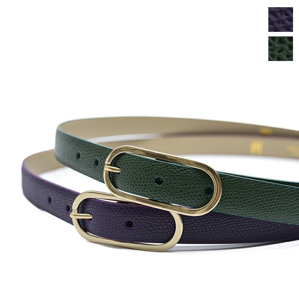 PT TORINO スコッチグレインレザー100% メタルバックルナローベルト / PT01|390956 - A - 90|GUARDAROBA MILANO OFFICIAL STORE