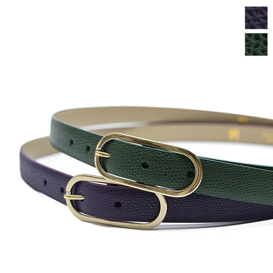 PT TORINO スコッチグレインレザー100% メタルバックルナローベルト / PT01|390956 - A - 90|GUARDAROBA MILANO OFFICIAL STORE