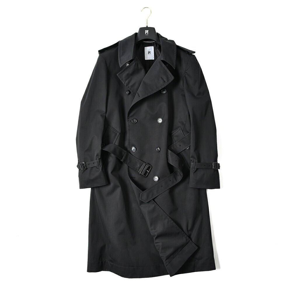 SALE|PT TORINO コットンギャバジン ロングトレンチコート / PT01|390977 - 50|GUARDAROBA MILANO OFFICIAL STORE