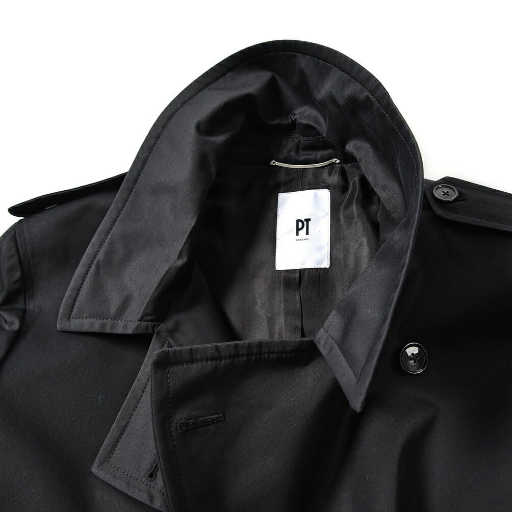 SALE|PT TORINO コットンギャバジン ロングトレンチコート / PT01|390977 - 50|GUARDAROBA MILANO OFFICIAL STORE