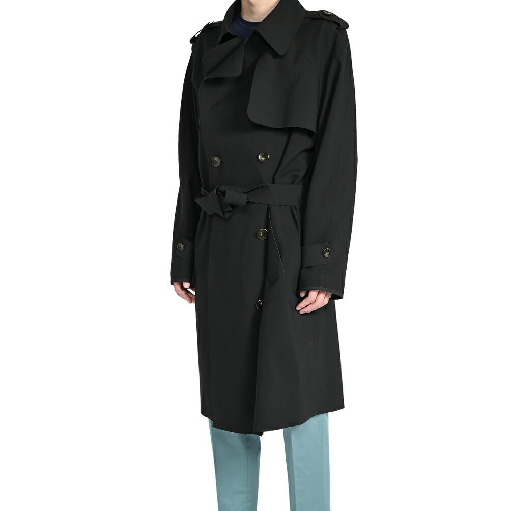 SALE|PT TORINO コットンナイロン 6Bダブルロングトレンチコート / PT01|394122 - A - 50|GUARDAROBA MILANO OFFICIAL STORE
