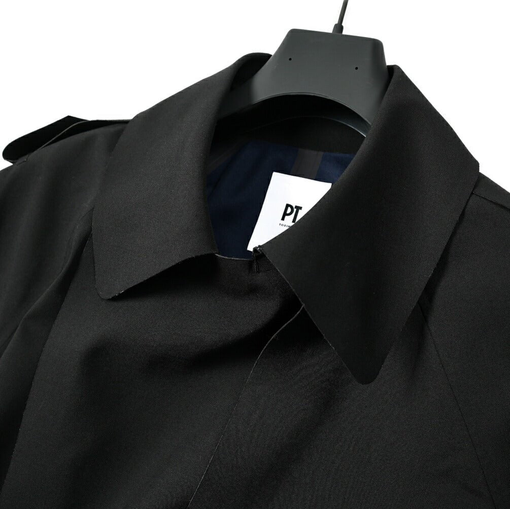 SALE|PT TORINO コットンナイロン 6Bダブルロングトレンチコート / PT01|394122 - A - 50|GUARDAROBA MILANO OFFICIAL STORE