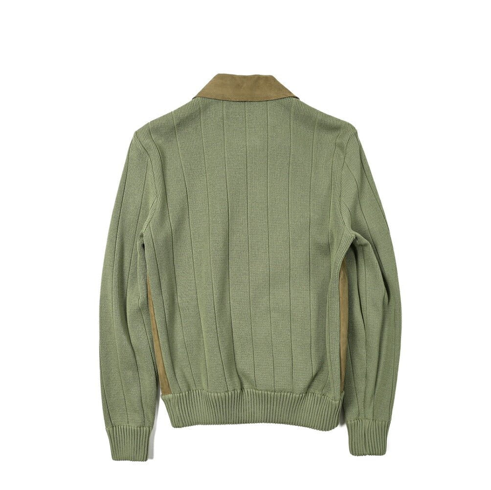 SALE|PT TORINO レザー×コットンニット ジップアップコンビブルゾン / PT01|394115 - A - 48|GUARDAROBA MILANO OFFICIAL STORE