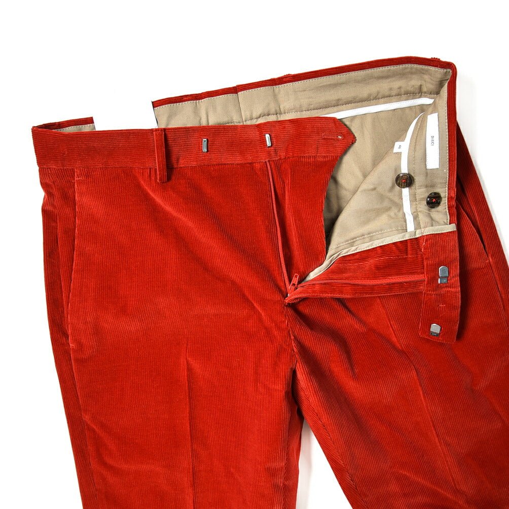 SALE|PT TORINO EDGE DIECI ストレッチコットンコーデュロイ ノータックスラックス / PT01|389767 - A - 46|GUARDAROBA MILANO OFFICIAL STORE