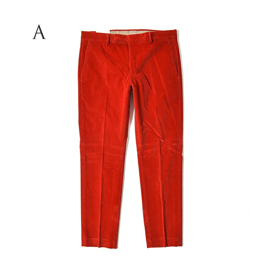 SALE|PT TORINO EDGE DIECI ストレッチコットンコーデュロイ ノータックスラックス / PT01|389767 - A - 46|GUARDAROBA MILANO OFFICIAL STORE