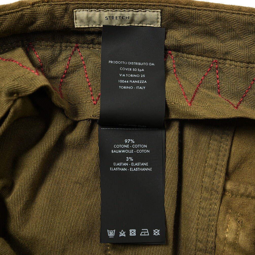 SALE|PT TORINO WORN OUT GARAMOND 製品染め ストレッチコットン ワンタックスラックス(モールスキン) / PT01|389913 - 30|GUARDAROBA MILANO OFFICIAL STORE