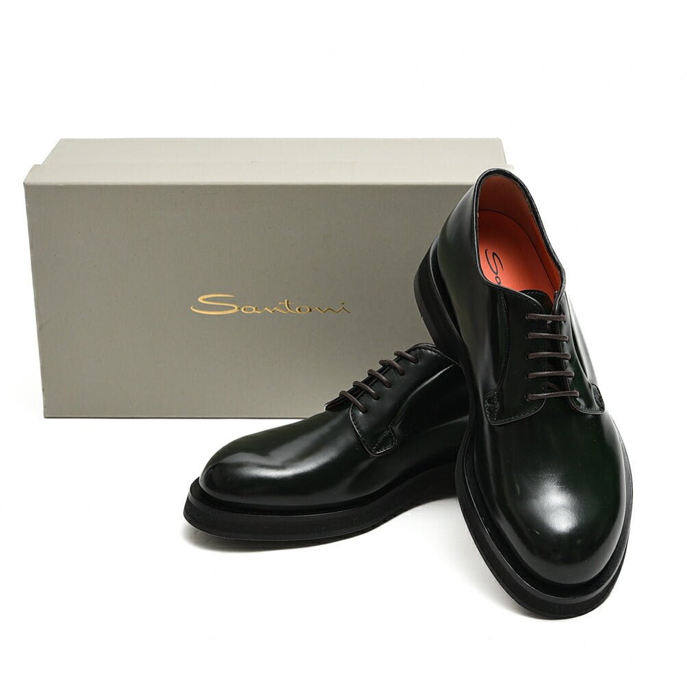 SALE|SANTONI アンティークドレザーレースアップダービーシューズ MCCN17774|385160 - 6h|GUARDAROBA MILANO OFFICIAL STORE