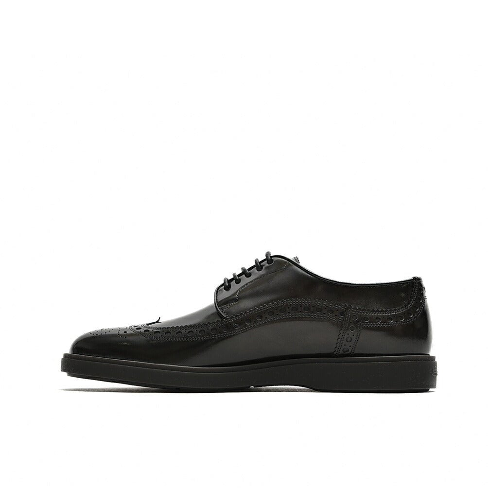 SANTONI "MGDT17099" アンティークドレザーブローグレースアップダービーシューズ|GUARDAROBA MILANO OFFICIAL STORE
