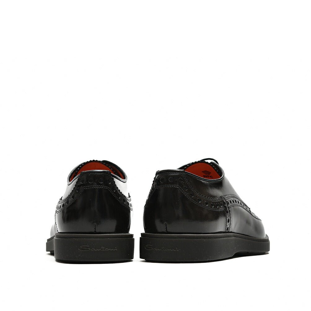 SANTONI "MGDT17099" アンティークドレザーブローグレースアップダービーシューズ|GUARDAROBA MILANO OFFICIAL STORE