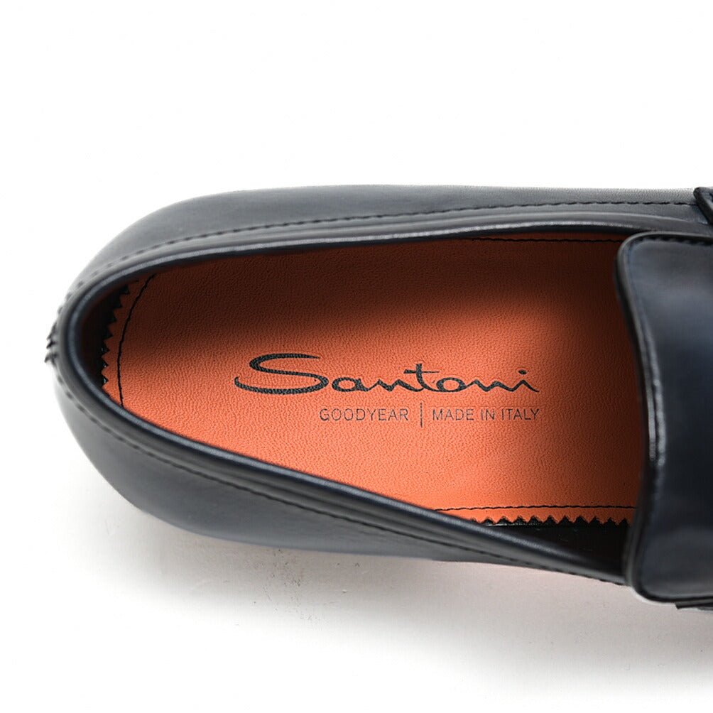 SALE|SANTONI アンティークドレザー ペニーローファー MCCO17745|383649 - 7h|GUARDAROBA MILANO OFFICIAL STORE