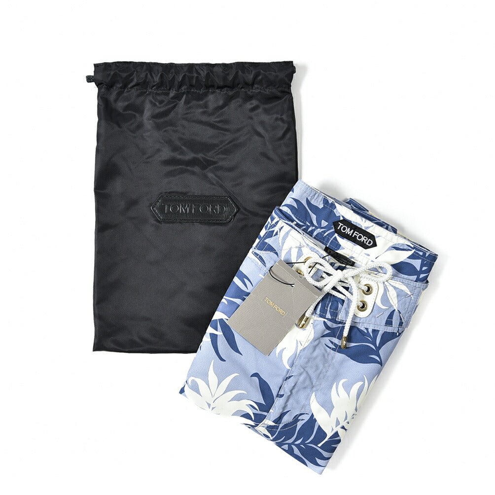 TOM FORD リーフ柄 スイムショーツ (水着)|380087 - 56|GUARDAROBA MILANO OFFICIAL STORE