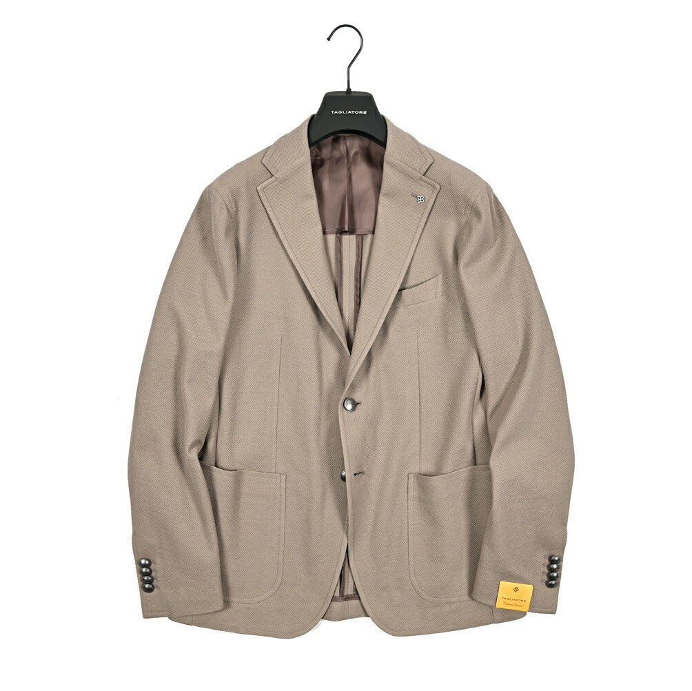 【10%OFFクーポン】TAGLIATORE コットン100% 2Bシングルテーラードジャケット / 1SMJ22K｜GUARDAROBA MILANO OFFICIAL STORE
