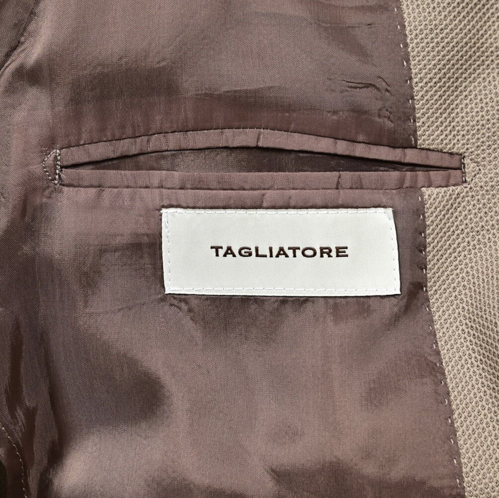 【10%OFFクーポン】TAGLIATORE コットン100% 2Bシングルテーラードジャケット / 1SMJ22K｜GUARDAROBA MILANO OFFICIAL STORE
