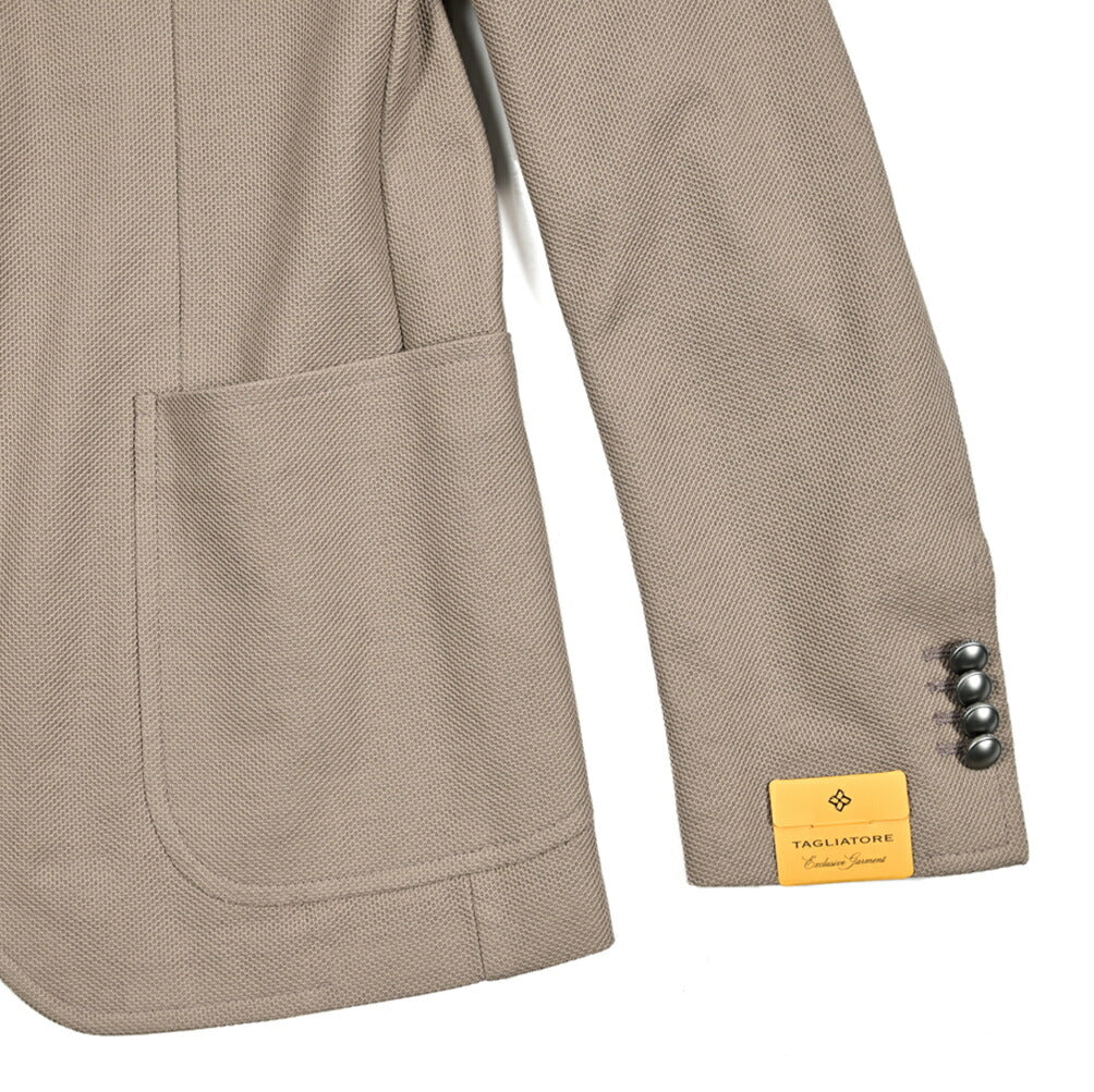 【10%OFFクーポン】TAGLIATORE コットン100% 2Bシングルテーラードジャケット / 1SMJ22K｜GUARDAROBA MILANO OFFICIAL STORE