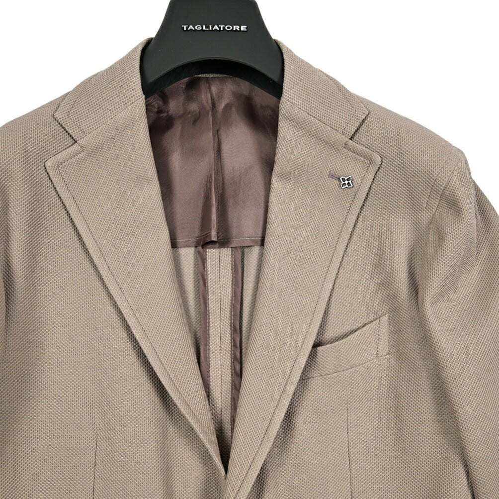 【10%OFFクーポン】TAGLIATORE コットン100% 2Bシングルテーラードジャケット / 1SMJ22K｜GUARDAROBA MILANO OFFICIAL STORE