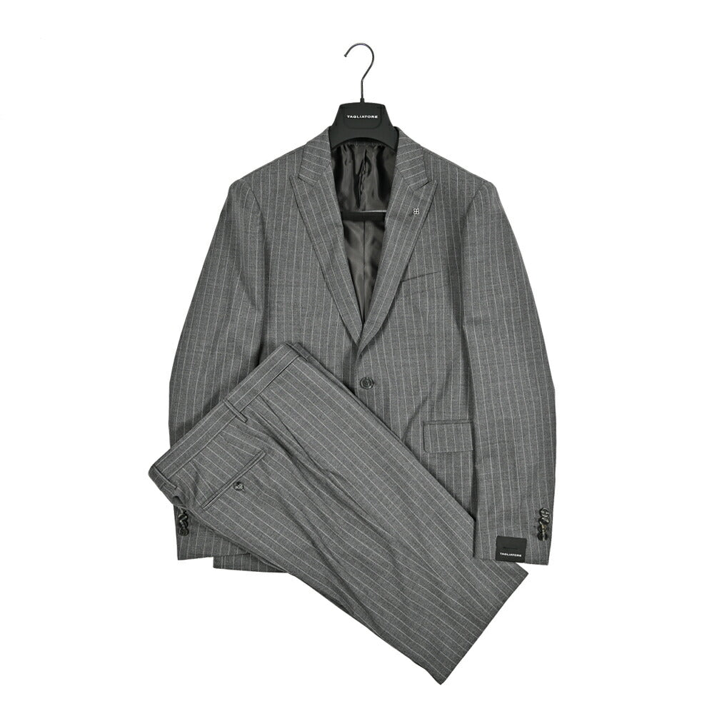 【10%OFFクーポン】TAGLIATORE ヴァージンウール100% 2Bシングルテーラードスーツ / 2FBR26B01｜GUARDAROBA MILANO OFFICIAL STORE