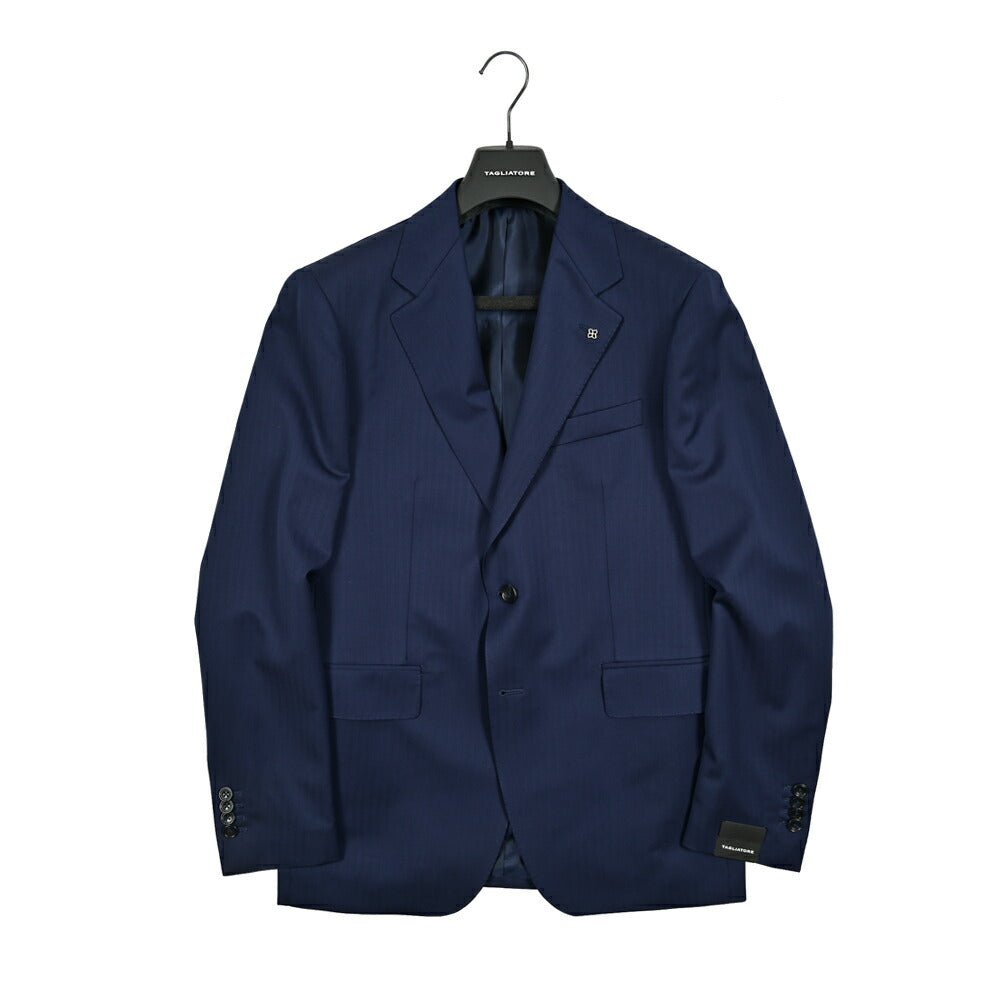 【10%OFFクーポン】TAGLIATORE ヴァージンウール100% 2Bシングルテーラードジャケット｜GUARDAROBA MILANO OFFICIAL STORE