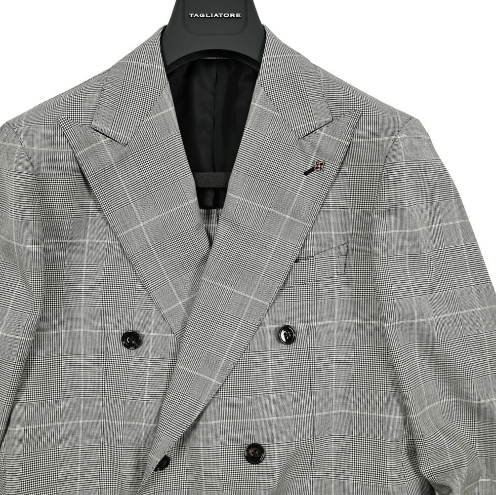 【10%OFFクーポン】TAGLIATORE ヴァージンウール100% 6Bダブルテーラードスーツ / 2SVS20B11｜GUARDAROBA MILANO OFFICIAL STORE