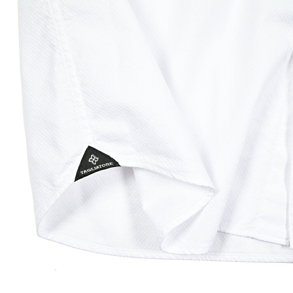 【10%OFFクーポン】TAGLIATORE コットン100% バンドカラーシャツ / CANNES｜GUARDAROBA MILANO OFFICIAL STORE