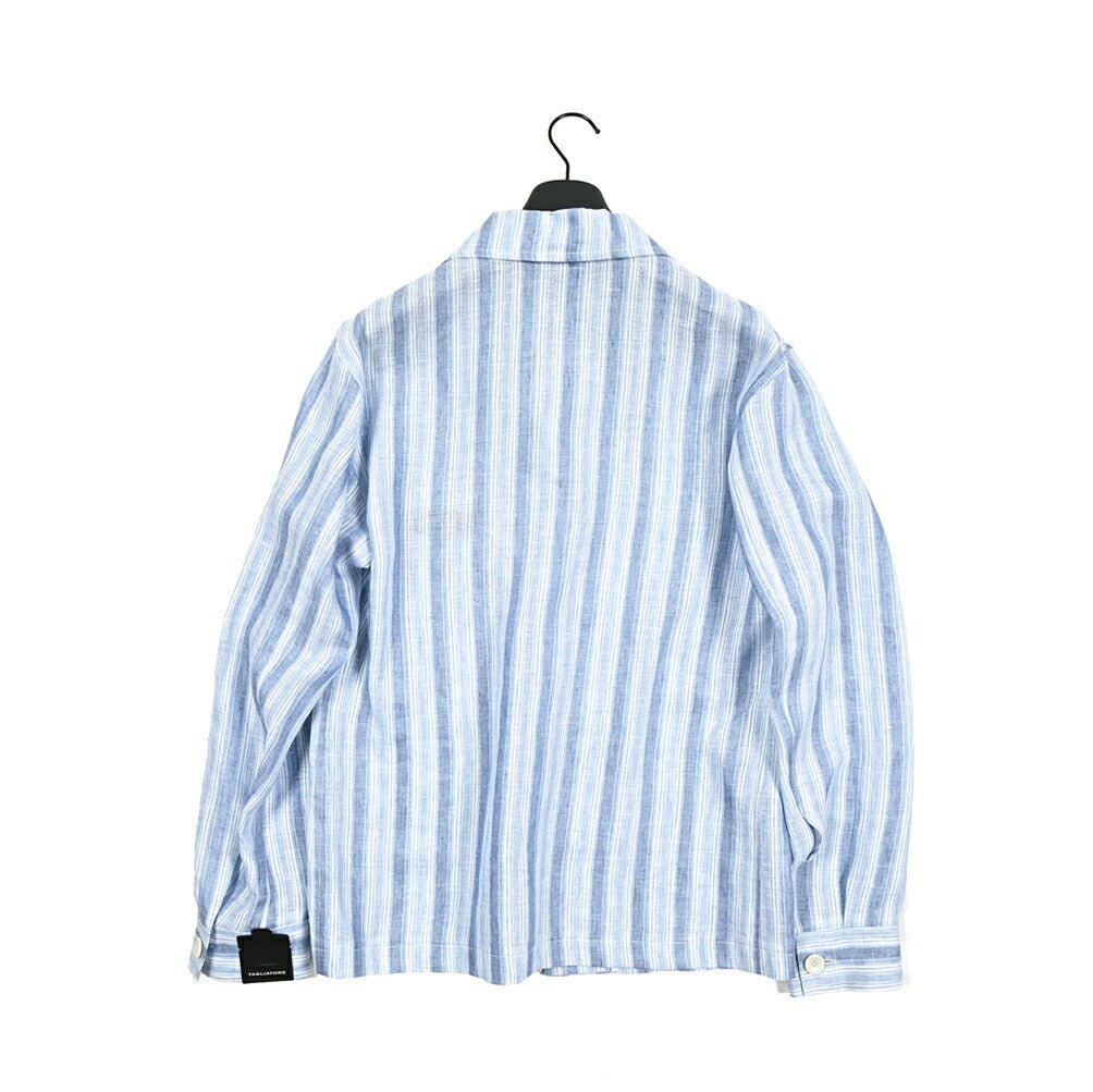 【10%OFFクーポン】TAGLIATORE リネン100% オープンカラーサファリシャツ / G - BARROW｜GUARDAROBA MILANO OFFICIAL STORE