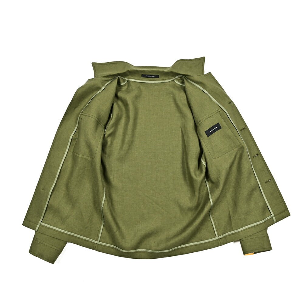 【10%OFFクーポン】TAGLIATORE リネン100% オープンカラーサファリシャツ / G - BARROW｜GUARDAROBA MILANO OFFICIAL STORE