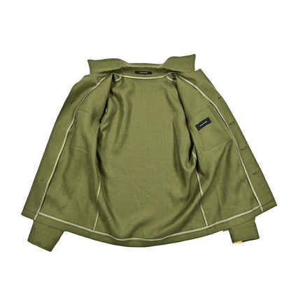 【10%OFFクーポン】TAGLIATORE リネン100% オープンカラーサファリシャツ / G - BARROW｜GUARDAROBA MILANO OFFICIAL STORE