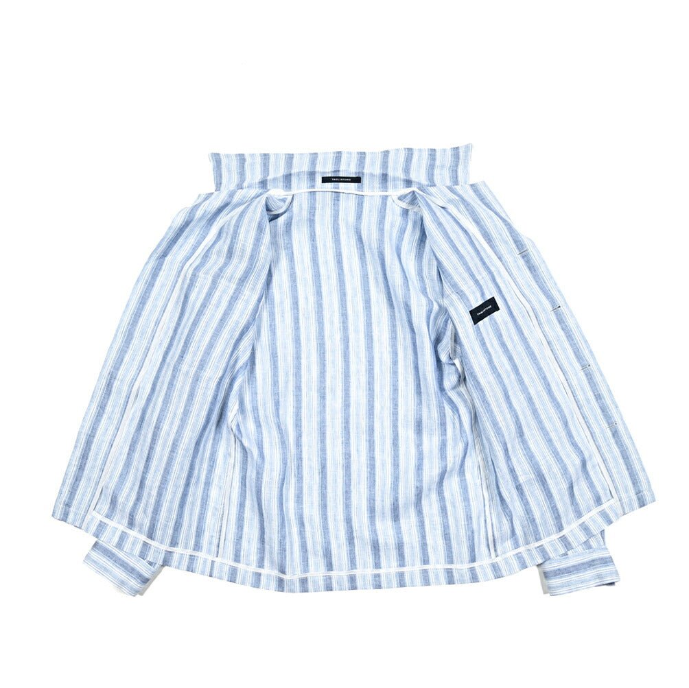 【10%OFFクーポン】TAGLIATORE リネン100% オープンカラーサファリシャツ / G - BARROW｜GUARDAROBA MILANO OFFICIAL STORE