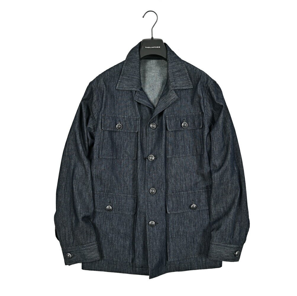 【10%OFFクーポン】TAGLIATORE コットン100% オープンカラーサファリシャツ / G - TEMPEST｜GUARDAROBA MILANO OFFICIAL STORE