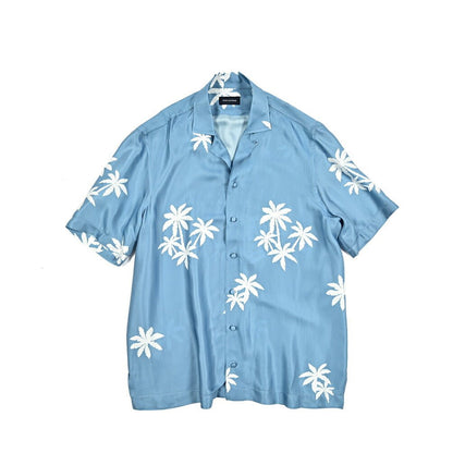 【10%OFFクーポン】TAGLIATORE コットン100% オープンカラー半袖シャツ / HAWAII｜GUARDAROBA MILANO OFFICIAL STORE