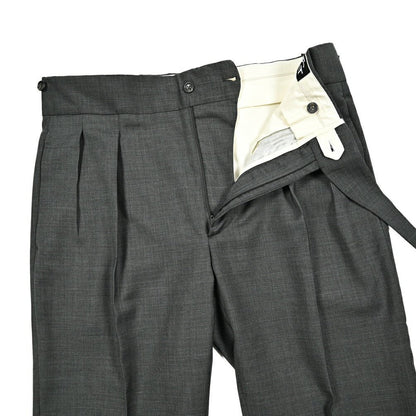 【10%OFFクーポン】TAGLIATORE ヴァージンウール100% ツータックベルトレススラックス / P - FRED24｜GUARDAROBA MILANO OFFICIAL STORE