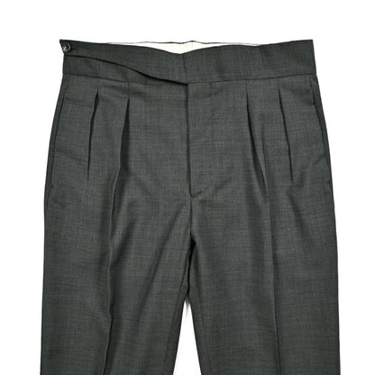 【10%OFFクーポン】TAGLIATORE ヴァージンウール100% ツータックベルトレススラックス / P - FRED24｜GUARDAROBA MILANO OFFICIAL STORE