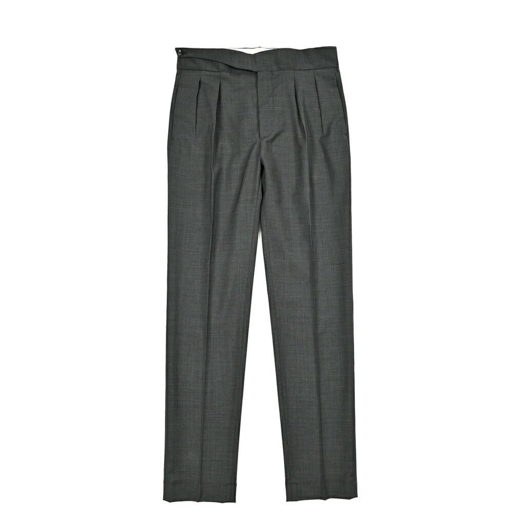 【10%OFFクーポン】TAGLIATORE ヴァージンウール100% ツータックベルトレススラックス / P - FRED24｜GUARDAROBA MILANO OFFICIAL STORE