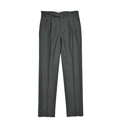 【10%OFFクーポン】TAGLIATORE ヴァージンウール100% ツータックベルトレススラックス / P - FRED24｜GUARDAROBA MILANO OFFICIAL STORE
