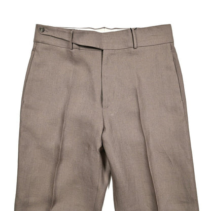 【10%OFFクーポン】TAGLIATORE リネン100% ノータックワイドスラックス / P - NAPLES / Exclusive Garment｜GUARDAROBA MILANO OFFICIAL STORE