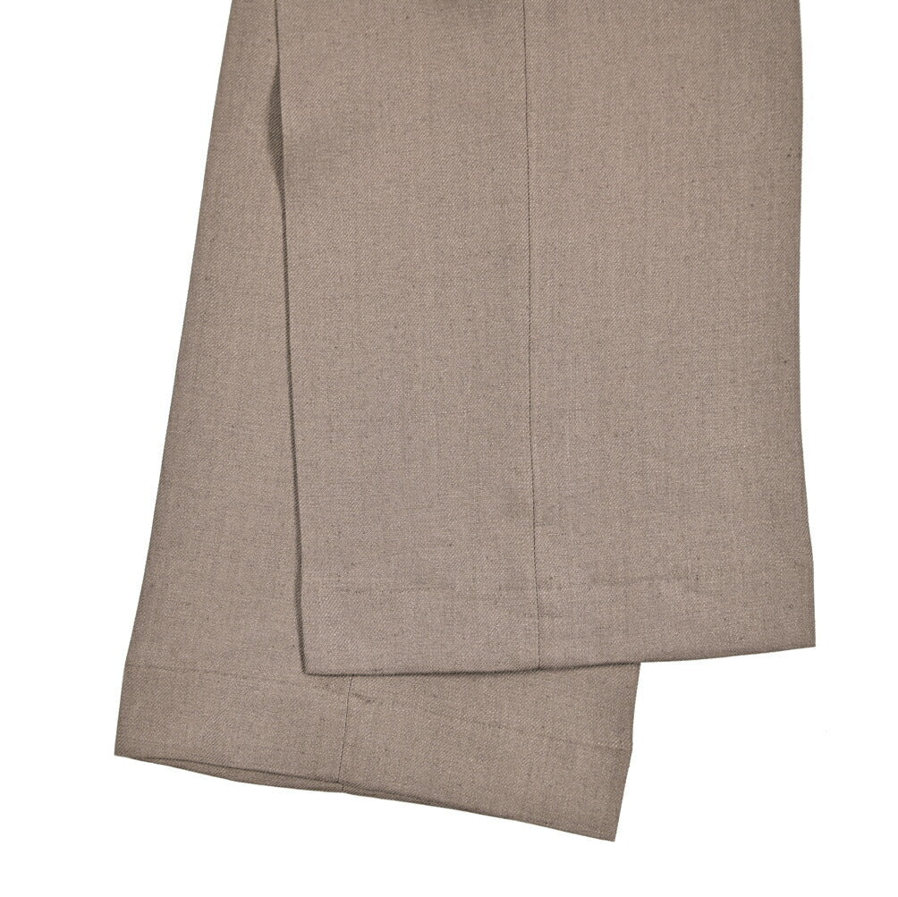 【10%OFFクーポン】TAGLIATORE リネン100% ノータックワイドスラックス / P - NAPLES / Exclusive Garment｜GUARDAROBA MILANO OFFICIAL STORE