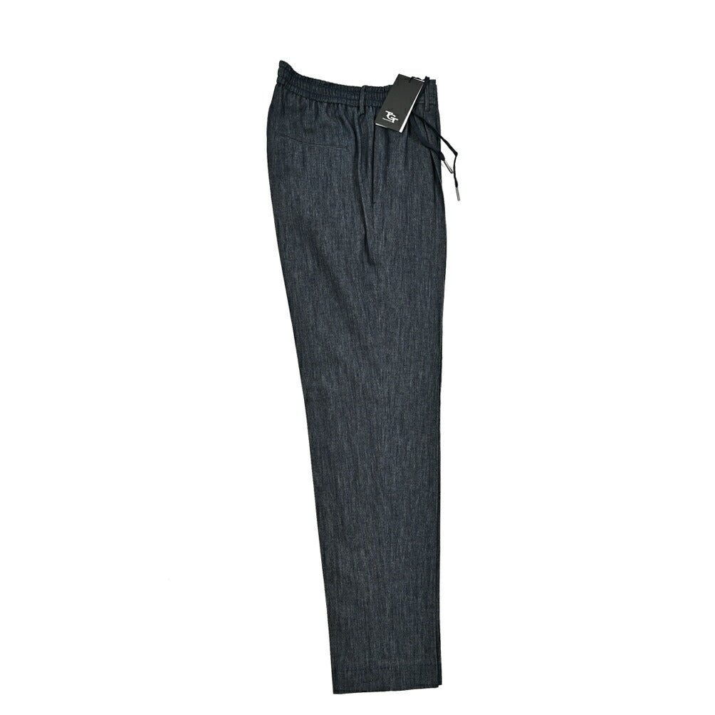 【10%OFFクーポン】TAGLIATORE コットン100% ワンタックドローコードデニムスラックス / P - NEWMAN｜GUARDAROBA MILANO OFFICIAL STORE