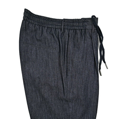 【10%OFFクーポン】TAGLIATORE コットン100% ワンタックドローコードデニムスラックス / P - NEWMAN｜GUARDAROBA MILANO OFFICIAL STORE