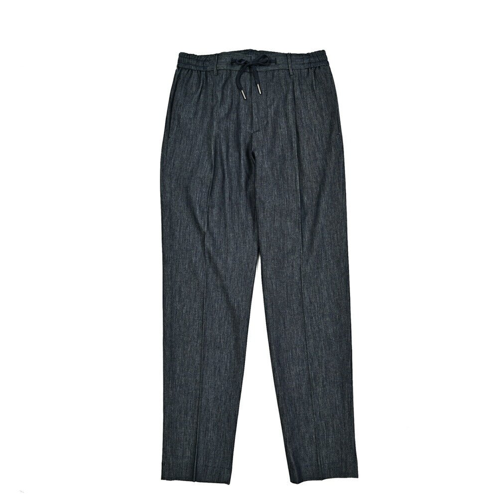 【10%OFFクーポン】TAGLIATORE コットン100% ワンタックドローコードデニムスラックス / P - NEWMAN｜GUARDAROBA MILANO OFFICIAL STORE