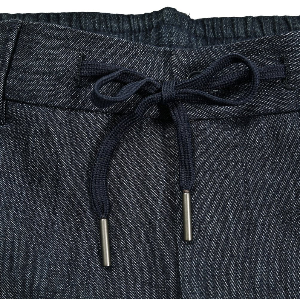 【10%OFFクーポン】TAGLIATORE コットン100% ワンタックドローコードデニムスラックス / P - NEWMAN｜GUARDAROBA MILANO OFFICIAL STORE