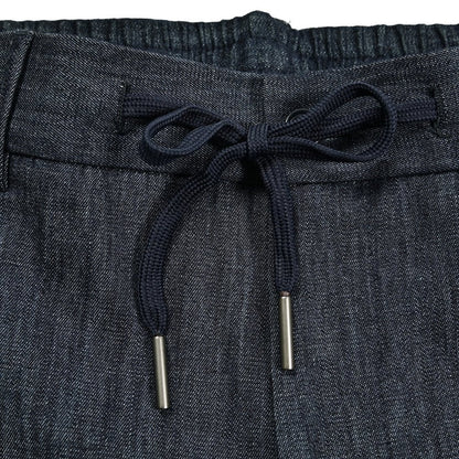 【10%OFFクーポン】TAGLIATORE コットン100% ワンタックドローコードデニムスラックス / P - NEWMAN｜GUARDAROBA MILANO OFFICIAL STORE